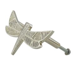 Silver Dragonfly Iron Cabinet Handles